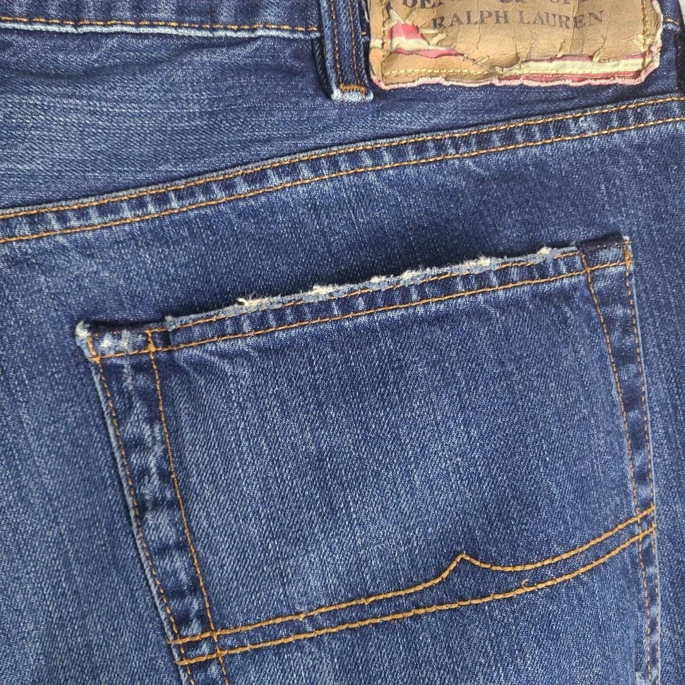 Denim & Supply Ralph Lauren Jeans Mens 40x30.5 Blue Straight‎ Taper Denim
